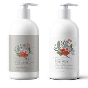 Empire Australia Therapeutic Rose & Vetiver Hand/Body Care Duo